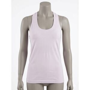 Athleta Momentum Racerback Tank Top Lavender Purple L Seamless Running Training